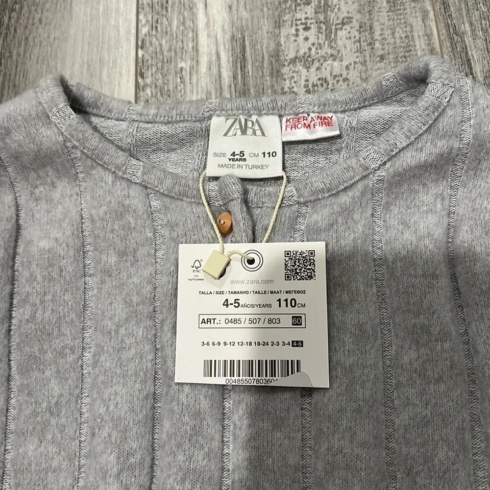 Zara Ribbed Soft Shirt